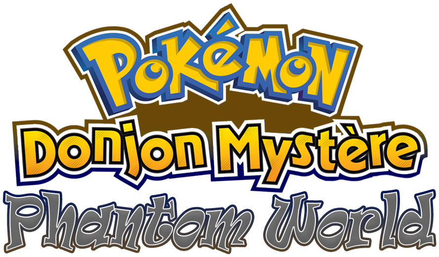Logo de Pokémon Donjon Mystère : Phantom World - Kyub the Dark
